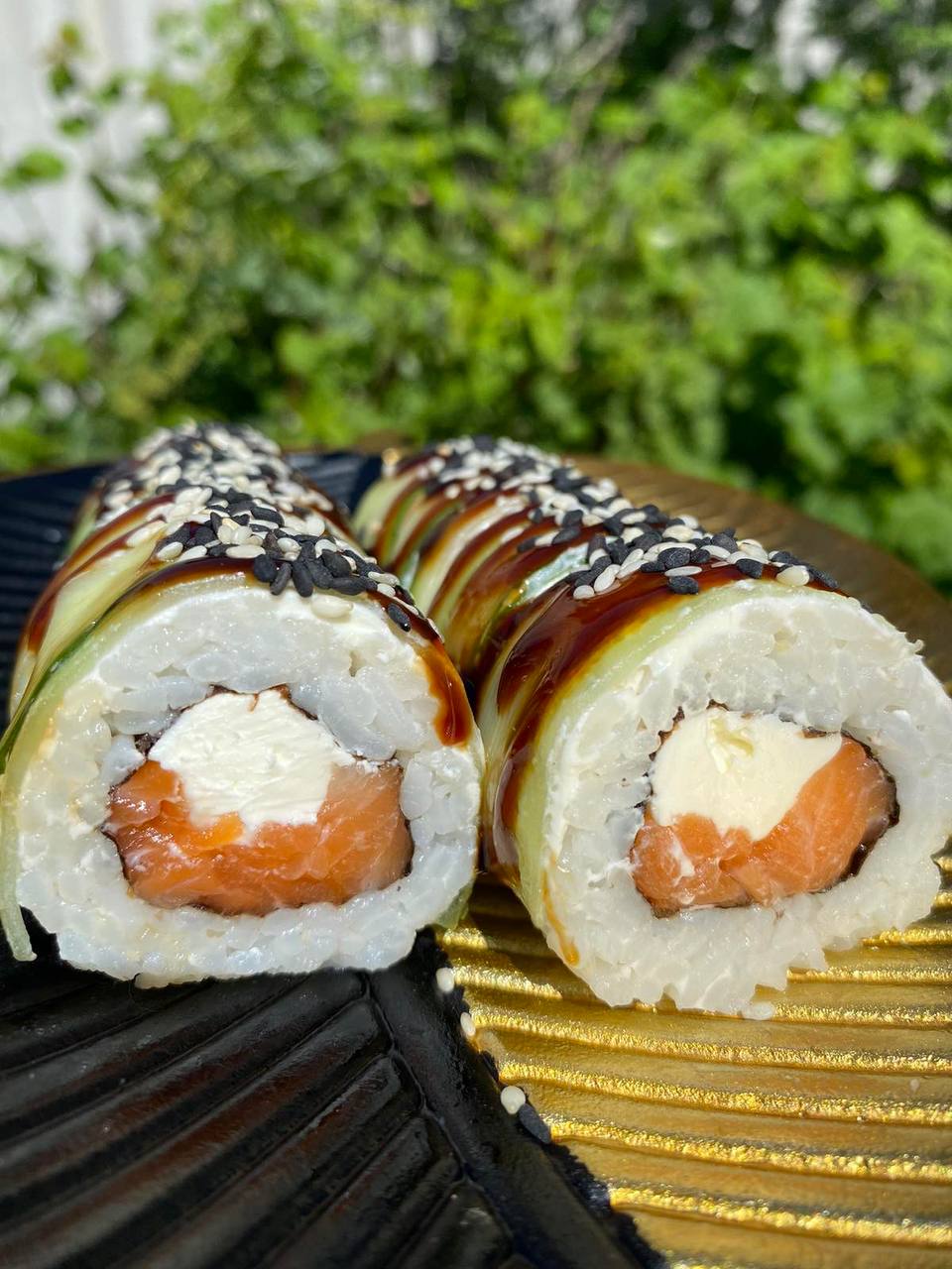 Грін з лососем (8 шт)