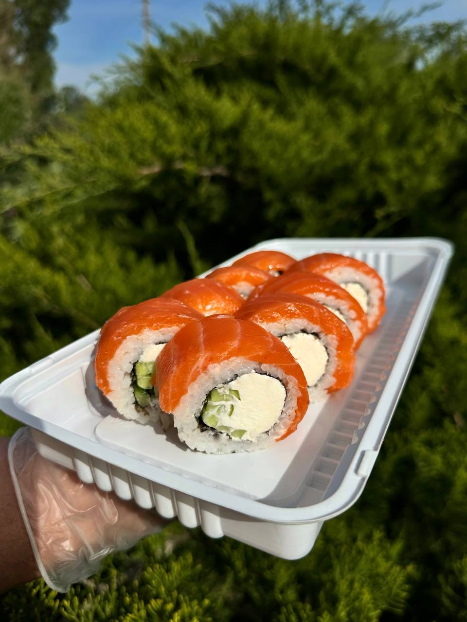 Філадельфія з лососем (8 шт)